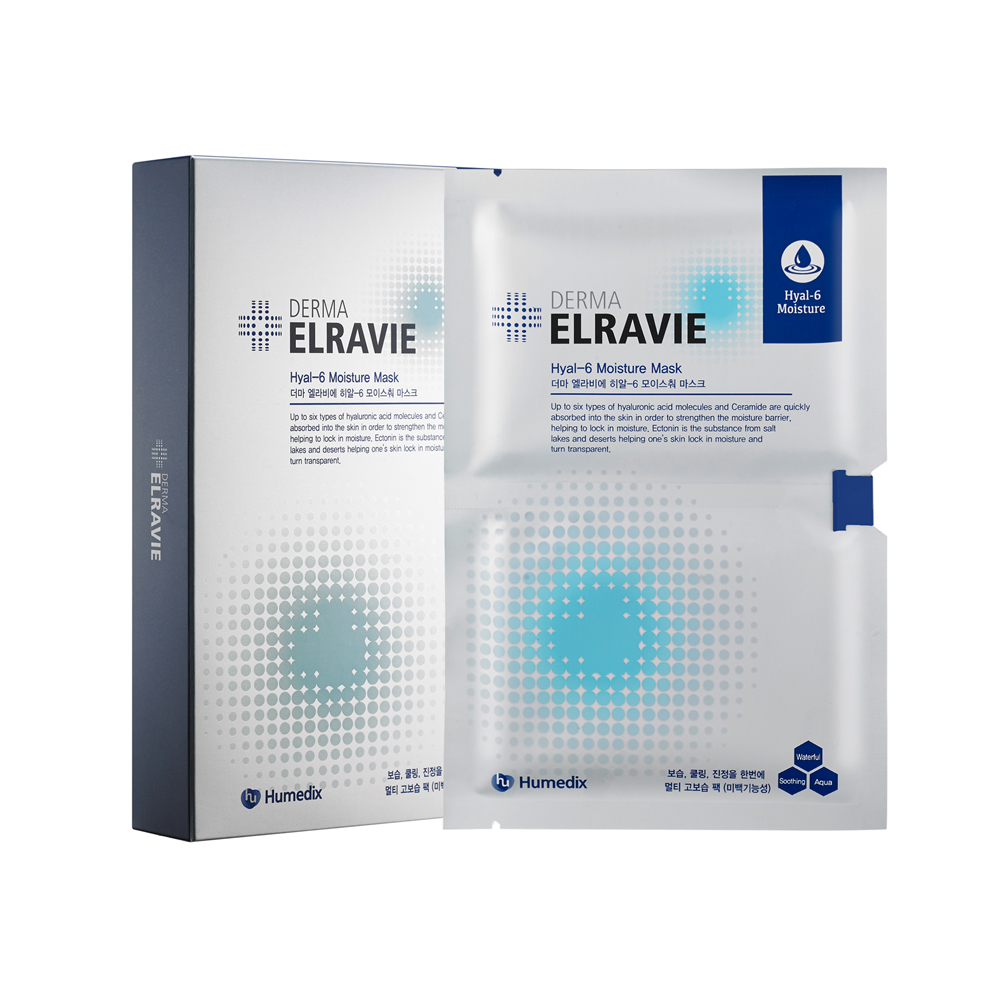 elravie 韩国 艾莉薇 精华露-6保湿面膜 2盒装 25g*5片