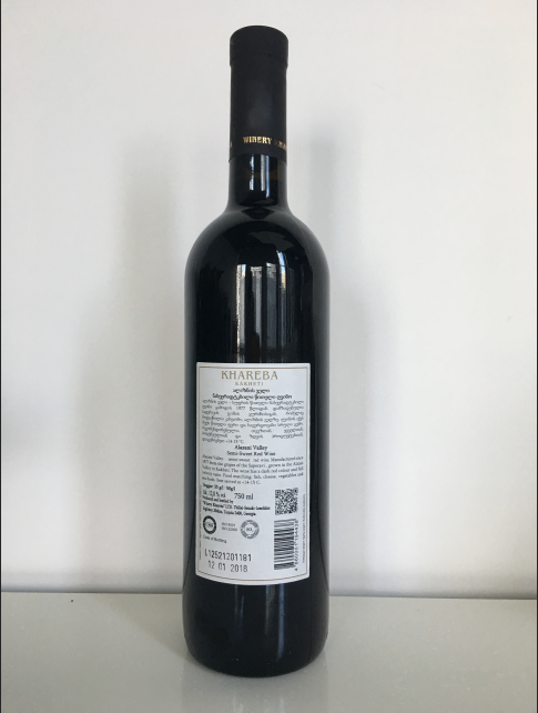 khareba 格鲁吉亚 海列巴 阿拉扎尼河谷半甜红葡萄酒 750ml*6